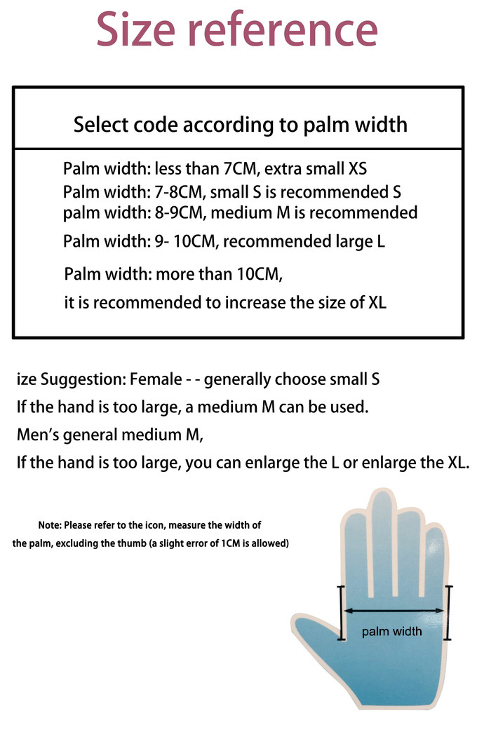 Pink Industrial Household Nitrile Gloves Antibacterial Nitrile Examination Gloves