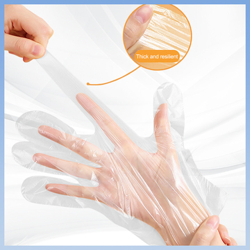 Biodegradable Sanitary Disposable Polyethylene Gloves Powder Free