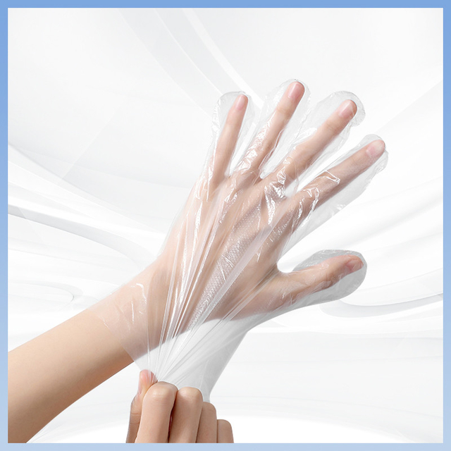 CE Disposable PE Gloves Polyethylene Plastic Gloves Non Toxic