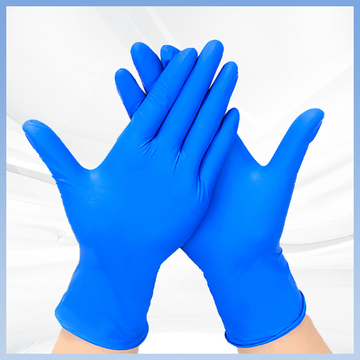 Navy Blue Nitrile Gloves Food Safe Medical Grade Nitrile Gloves