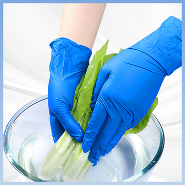 Navy Blue Nitrile Gloves Food Safe Medical Grade Nitrile Gloves